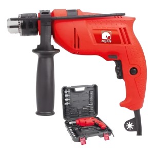 Taladro Eléctrico Percutor Equus 500w C/maletín Y Accesorios