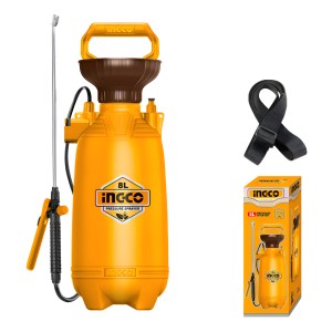 Pulverizador Fumigador Manual Lanza 8l Ingco Hspp30802 Color Amarillo