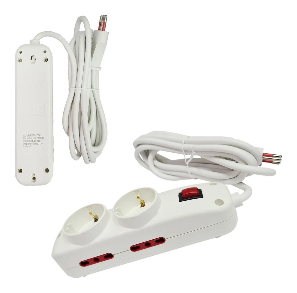 Alargue Zapatilla Prolongador 6 Modul Cable 3 Metros Conatel - Imagen 3