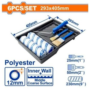 Kit Pintura 14 En 1 Wadfow Wcb3h13 Rodillo Y Pincel