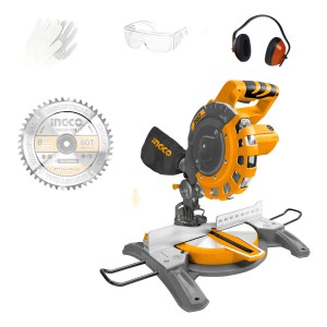 Sierra Ingletadora 8 Ingco Bms14007 1400w + Sierra + Obsq