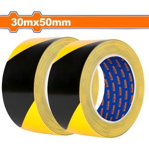 Pack 2 Cinta Señalizacion Amarilla Y Negra 30mtx50mm Wadfow