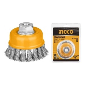 Cepillo Copa Amoladora Alambre Trenzado 75mm Ingco Wb20751