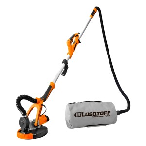 Lijadora Aspiradora Yeso Pared Techo Con Bolsa Lusqtoff Color Naranja Frecuencia 50 Hz