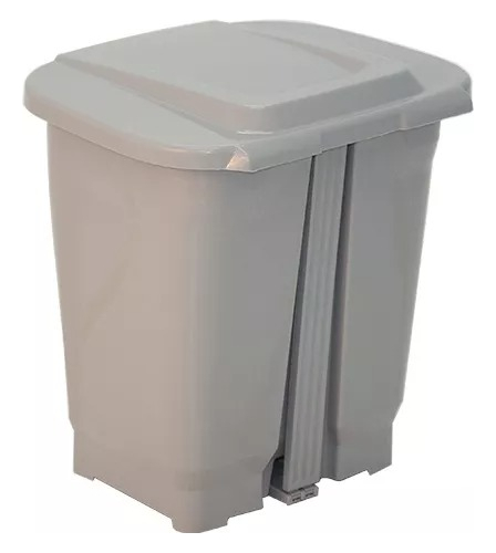 Basurero T-force 15 Lt En Ppl Gris Tramontina - Lnf - Imagen 2