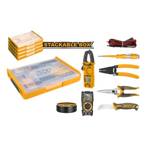 Set Organizador 7 Herramientas Electricista Ingco Hktv01t071