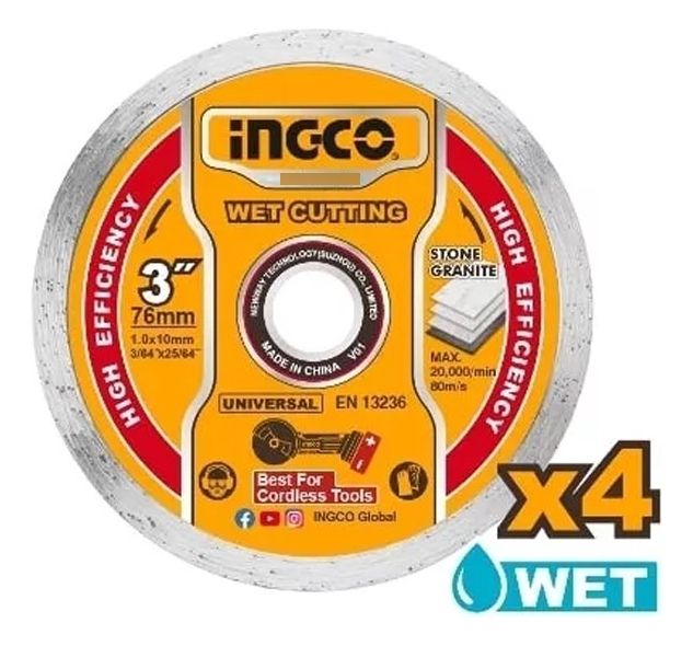 Set X 30 Discos Para Mini Amoladora 3 Ingco Mcd07630 - Imagen 4