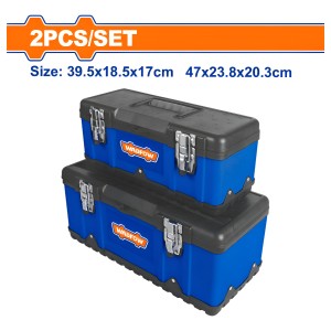 Set 2 Cajas Herramientas Metal Plastico 15.5 18.5 Wtb6a02