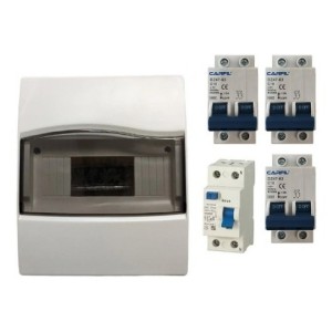 Tablero Completo + 3 Llaves Térmicas + 1 Diferencial