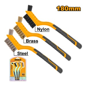 Set X 3 Cepillos 180mm Ingco Hktwb10306