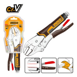 Pinza Presión Perro Cromo Vanadio 10 Ingco Hsjp0210 Recta