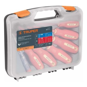 Maletín Juego 6 Destornilladores Electricista 1000v Truper