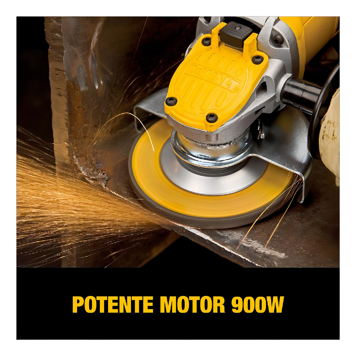 Miniesmeril Angular Dewalt Dwe4120 De 50 Hz/60 Hz Amarillo 900 W + Accesorio - Imagen 3