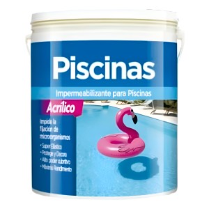 Pintura Para Piscinas Sinteplast Al Agua 10lt