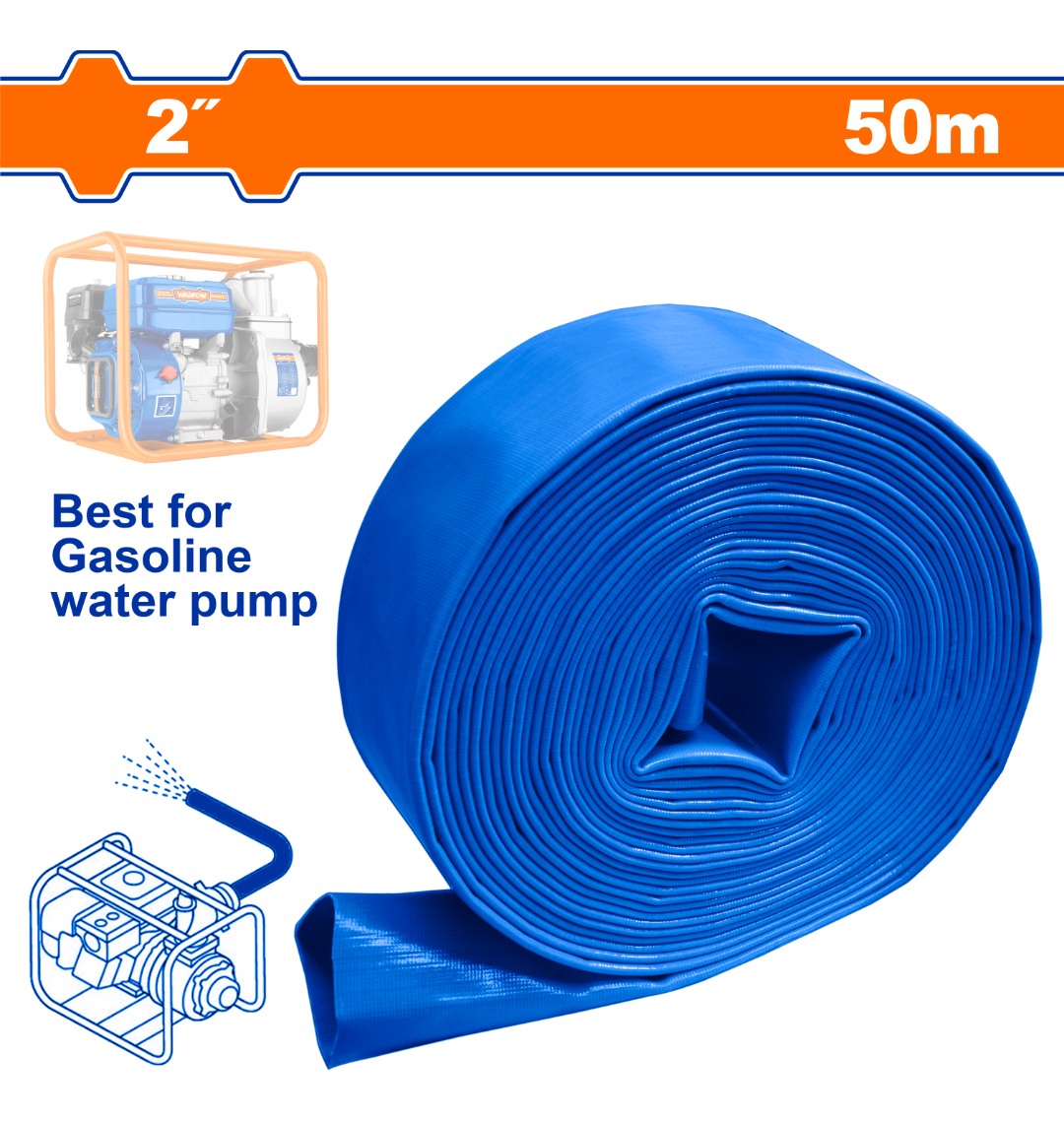 Manguera Espiral 5m 5/8mm Wadfow Wqg1905 - Imagen 2