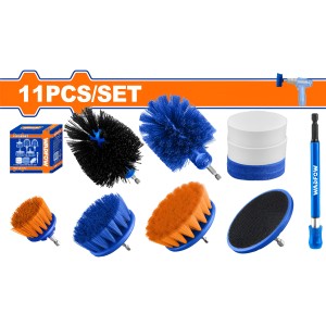Set X 11 Cepillos Para Taladro Wadfow Wnd5403 - L N F