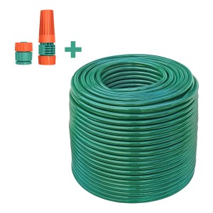 Manguera Riego Reforzada Tramontina X 50 Metros - 3 Capas