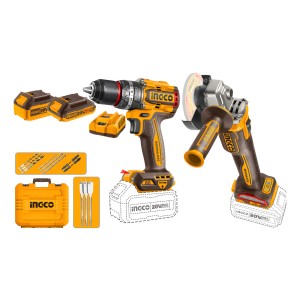 Kit Profesional A Bateria Ingco - Trabajos Pesados