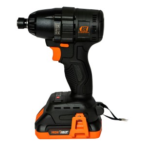 Atornillador De Impacto Lusqtoff 18 V Sin Carbones Lil260-9bk Color Negro 50 Hz