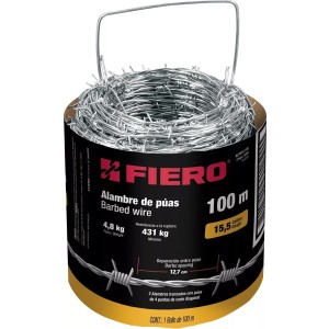 Alambre De Pua Truper Alpu-15-100 Calibre 100 Metros Lnf