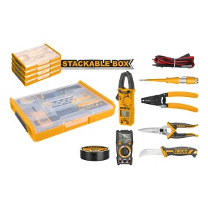 Set Organizador 7 Herr. Electricista Ingco Hktv01t071 - L N