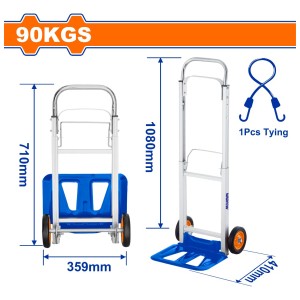 Carro Carga Plegable Soporta 90kg Wwb9a09 Wadfow - L N F
