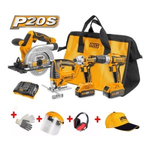 Kit 2 Atornillador Circular Caladora A Bateria Ckli2010