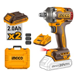 Llave De Impacto A Bateria 400nm Valija Ingco Ciwli2040
