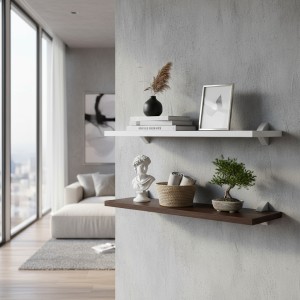 Estante Repisa Rectangular Madera Prat-k 60 X 25 Cm