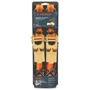 Cinta Sujeta Carga Catraca 3mt X 25mm 675kg Truper