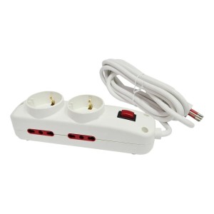 Alargue Zapatilla Prolongador 6 Modul Cable 3 Metros Conatel