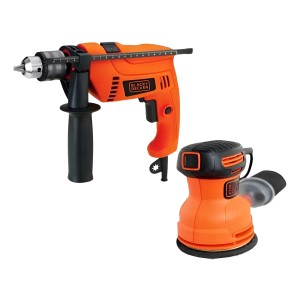 Lijadora Roto Orbital 180w+ Taladro Percutor Black Y Decker