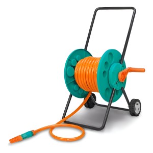 Carro Enrollador De Manguera C Ruedas Tramontina Lnf