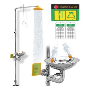 Ducha Con Lavaojos Pedal Manija - Slender - L N F