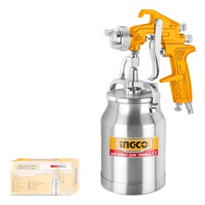Pistola Pintar Base Coat Tacho Abajo 1000cc Ingco Asg3102
