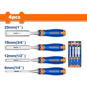 Set X 4 Formones Wadfow - Wwc2204 - Lnf
