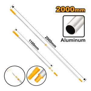 Mango Telescópico Extensible Alum 2mt Ingco Hrcep0201 - Lnf