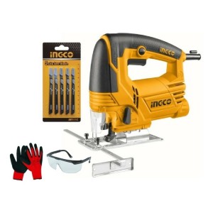 Sierra Caladora De Mano Ingco 650w + Hojas+lentes+guantes