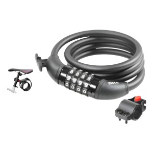 Candado Bicicleta 10x1200mm Combinacion Ingco Dbk210 - Lnf