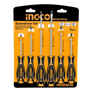 Juego Destornilladores 6 Pzas Ingco Hksd0628 - L N F