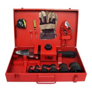 Kit Termofusora Valija Metálica 6 Boquilla 1500w Termofusión