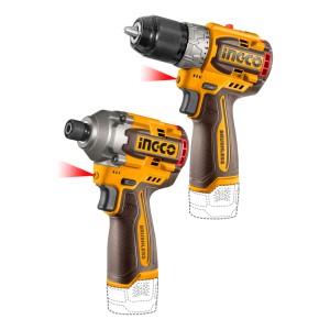 Kit Taladro 60nm + Atornillador Impacto Cosli240968 Ingco