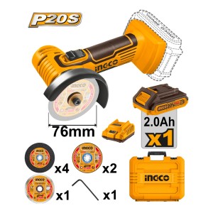 Mini Amoladora 3 Multifuncion Bat + Carg Ingco Cagli76012