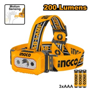Linterna Vincha Minero Led 200 Lumenes Ingco Hhl013aaa8 Lnf