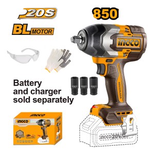 Llave Impacto 850nm Sin Bat/carg + Obs Ingco Ciwli20851