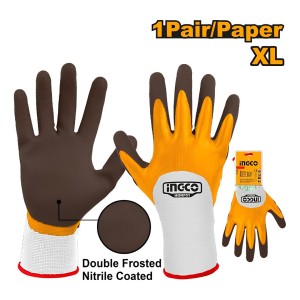 Guantes De Nitrilo Con Revestimiento Endurecido Hgnf01