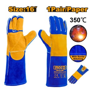 Guantes De Cuero Para Soldar Hgvw04 - L N F