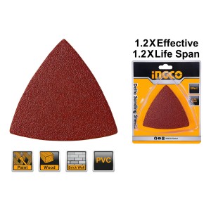 Set Papel Lija X20 Delta Traingulo Ingco Akts080201