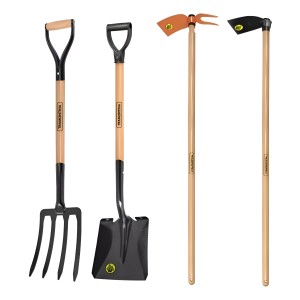 Kit Huerta Pala Escardillo Azada Horquilla Tramontina Lnf