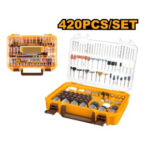 Kit Accesorios Mini Torno 420 Pcs Ingco Akmg4208